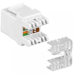 Moduł Keystone Rj45 Cat5e, Utp, Lsa, Biały